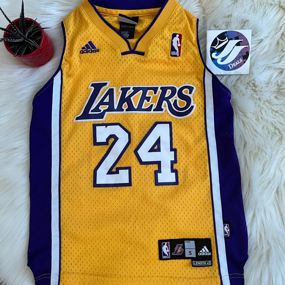 Adidas Lakers #24 Jersey kids grade school (8)